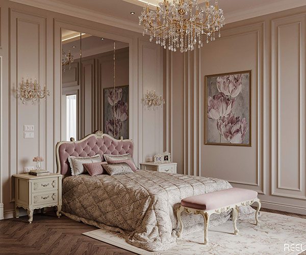 Thiết kế phòng ngủ đẹp cho nữ đầy tinh tế và hiện đại