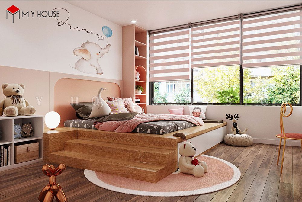 Báo giá thiết kế thi công mẫu nội thất cho phòng ngủ cho bé 
