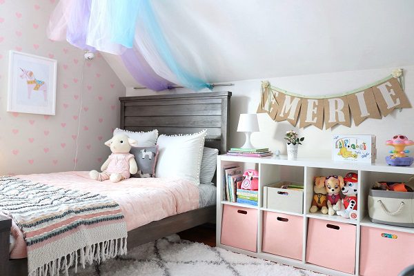 Phòng ngủ cho bé gái mẫu giáo khoảng 3 – 6 tuổi