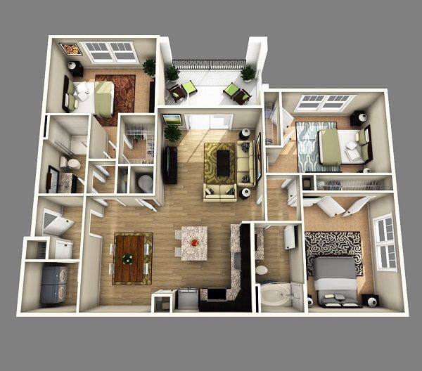 Những điều bạn cần lưu ý khi thiết kế nội thất căn hộ chung cư 90m2