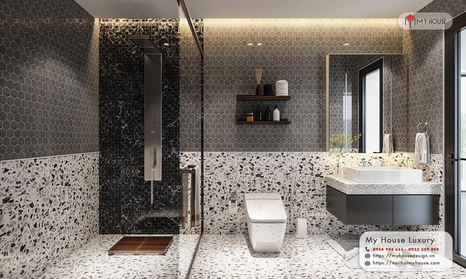 Phòng tắm phong cách Luxury - 01