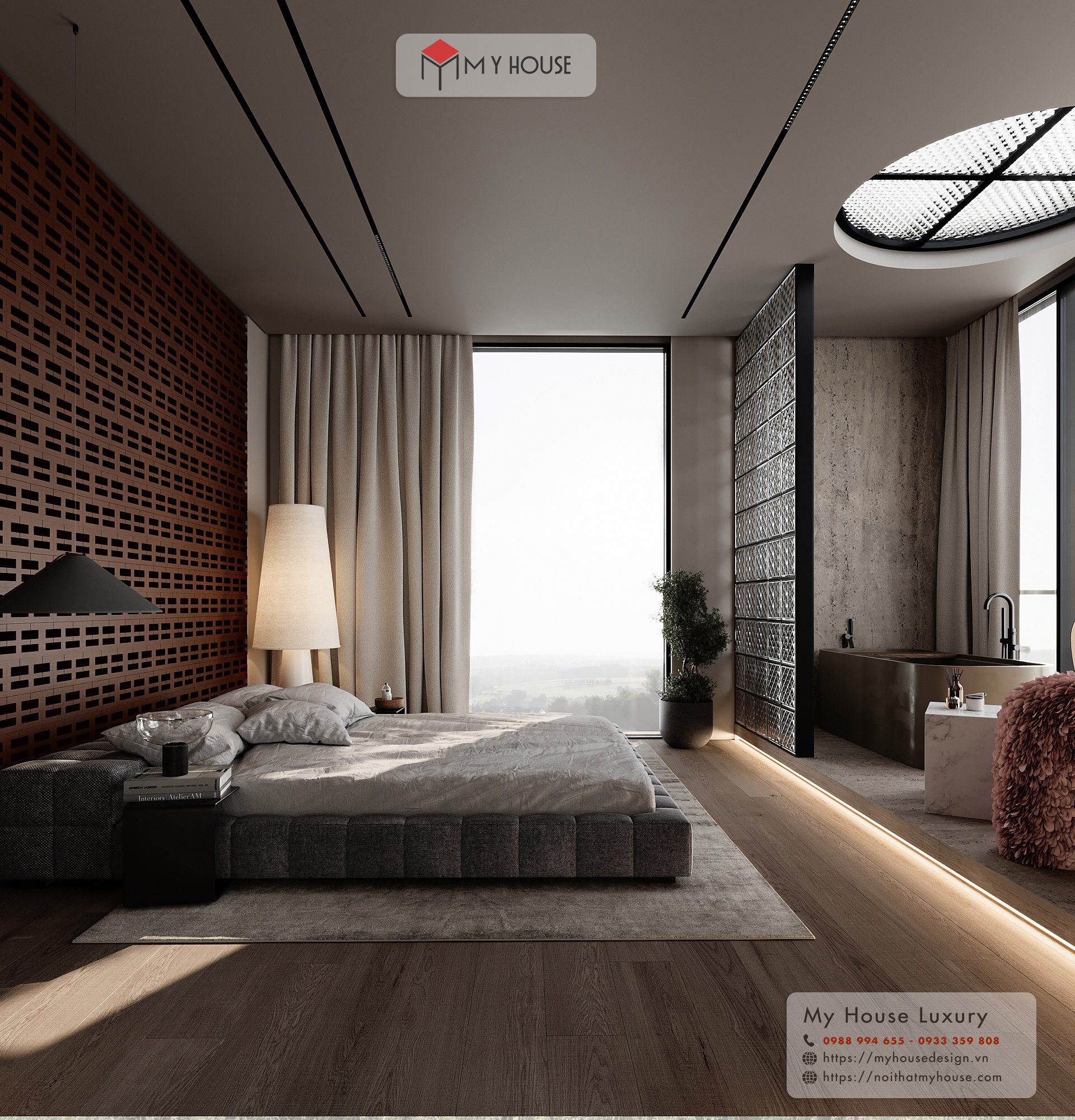 Mẫu thiết kế nội thất chung cư 50m2 theo phong cách tối giản